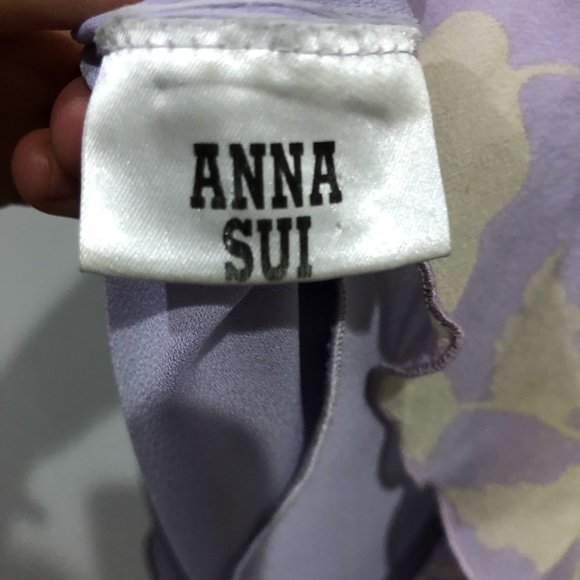 SOLD Anna sui floral shift dress silk sample - Picture 6 of 8